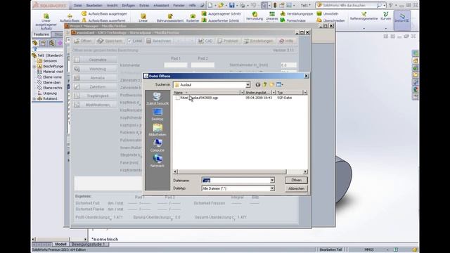 eAssistant CAD-PlugIn für SOLIDWORKS: Ritzelwelle mit Auslauf смотреть онлайн