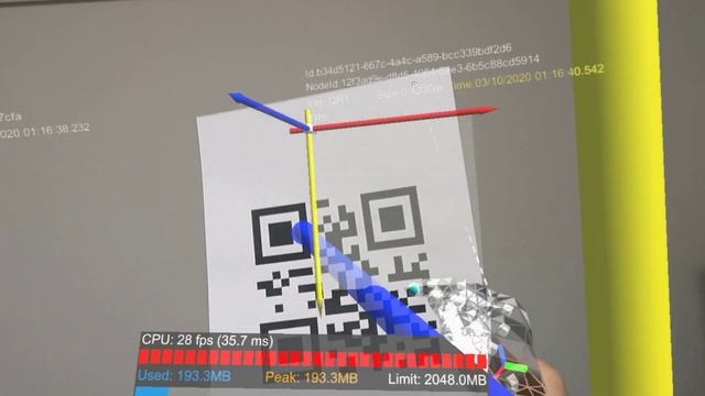 HoloLens 2 QRコードトラッキング смотреть онлайн