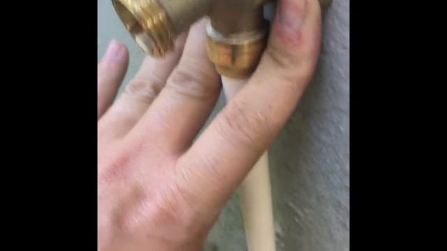 Replacing Water Main Shutoff CPVC