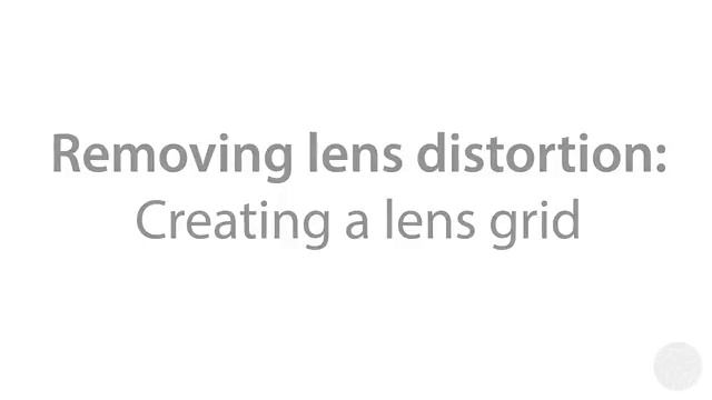 Shooting visual effects Removing lens distortion смотреть онлайн