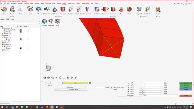 Altair Optistruct for Nonlinear Analysis - ASEAN - April 2021 - EP. 3/5 "Geometery" смотреть онлайн