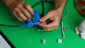 Тестирую соединительные клеммы на разрыв СН-2