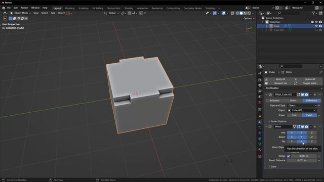 HSAcC 9 01 - Mirror Modifier Overview-1 смотреть онлайн
