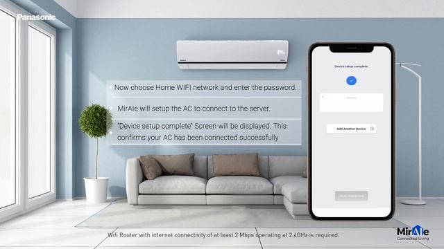 Panasonic MirAIe Set-up Tutorial смотреть онлайн