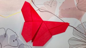 Как сделать бабочку из бумаги. Оригами бабочка.