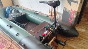 Испытание новой лодки и электромотора.
Рыбалка на маленькой речке.