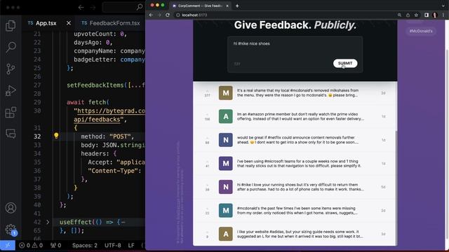 102. Post Item to Backend (Optimistic UI) смотреть онлайн