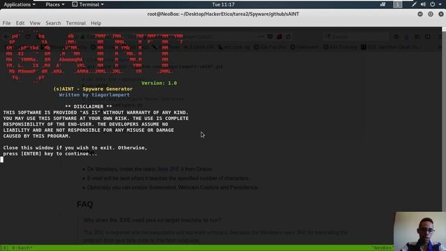 Demostración Spyware | Spyware Demostration | sAINT смотреть онлайн