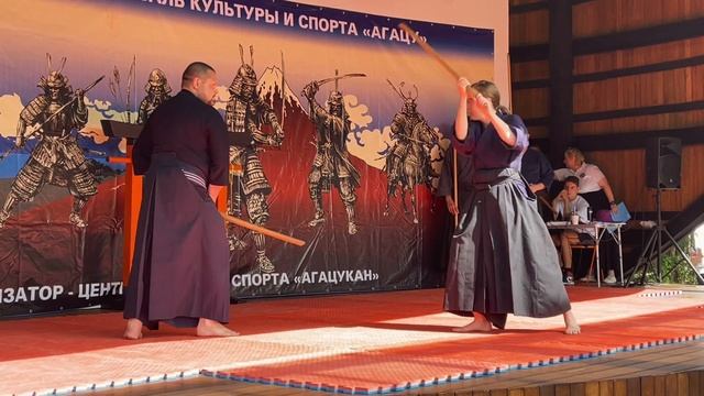 Тэнсин Сёден Катори Синто-рю  Демонстрация на Фестивале АГАЦУ 2022