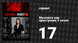 Мыслить как преступник 5 сезон 17 серия «Одинокий человек» (сериал, 2005-2020)