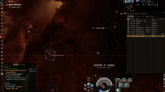 eve online Burner: Anomic Team - Hawk (Caldari Navy Hookbill) смотреть онлайн