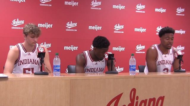 IU Hoop Media Day: Logan Duncomb, Xavier Johnson and Michael Durr смотреть онлайн