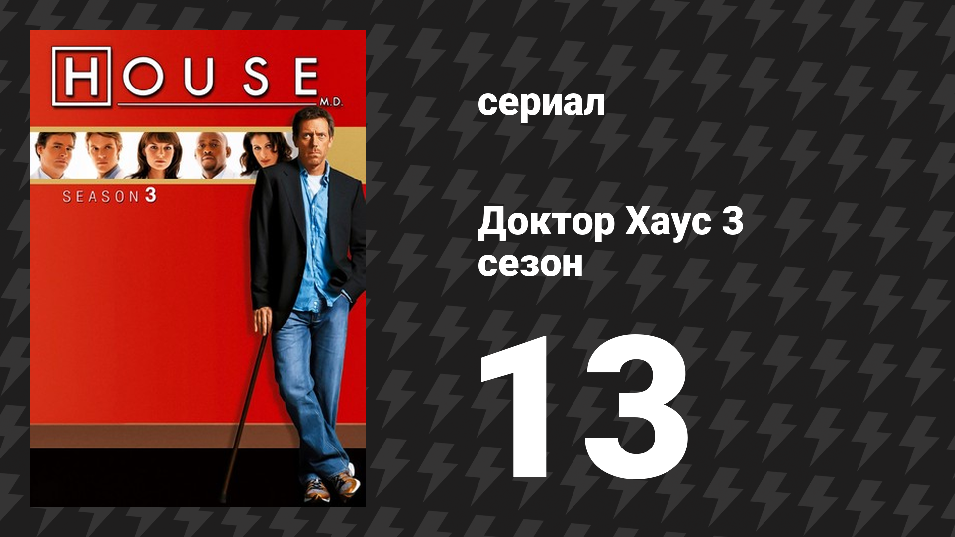 Доктор Хаус 3 сезон 13 серия «Иголка в стоге сена» (сериал, 2006) смотреть онлайн
