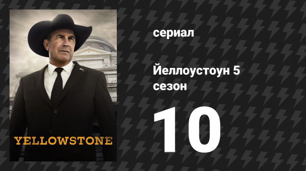 Йеллоустоун 5 сезон 10 серия «Апокалипсис перемен» (сериал, 2024)