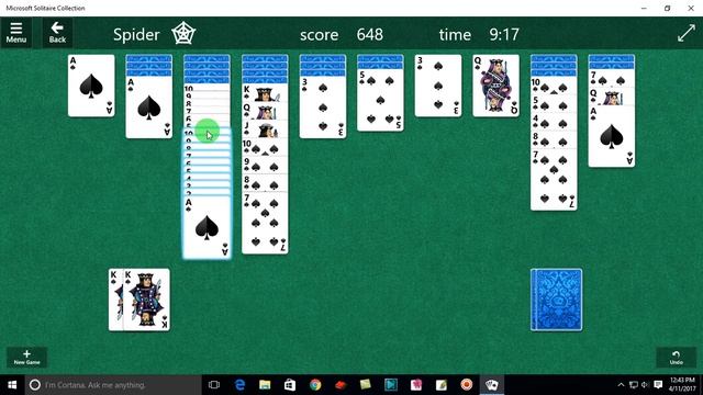 How to play spider playing card game in windows 10 смотреть онлайн