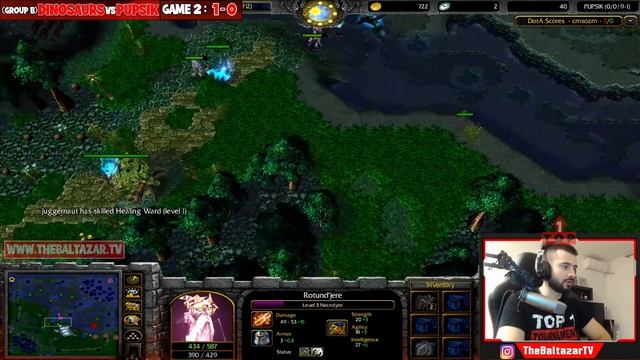 DOTA Dinosaurs vs PUPSIK 1x9 (GAME 2) TOP 1 TOURNAMENT - Group B смотреть онлайн