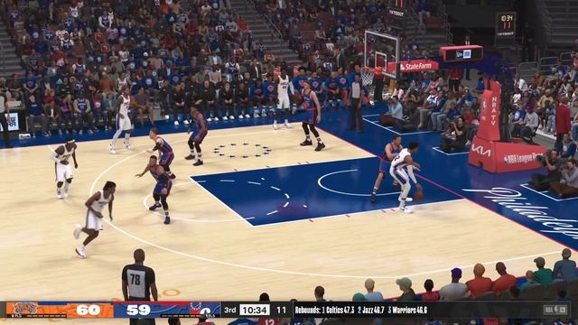 NBA NEW YORK KNICKS vs PHILADELPHIA 76ERS [ NBA 2K24 GAMEPLAY PS5 4K UHD] #nba смотреть онлайн