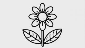 КАК ЛЕГКО НАРИСОВАТЬ ЦВЕТОК