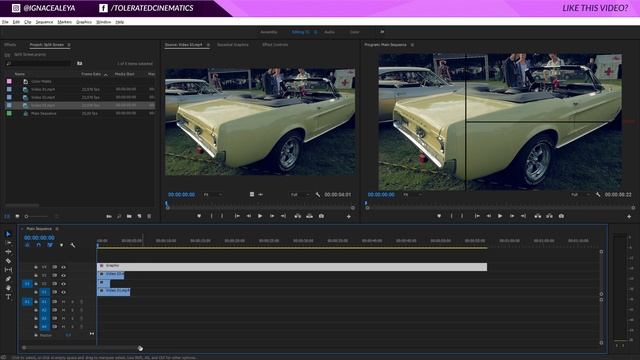 How To Create Split Screens - Premiere Pro Tutorial смотреть онлайн