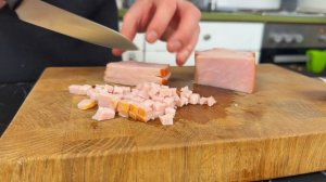 Хрустящий Слоеный Салат С Ветчиной! Это Очень Вкусно!