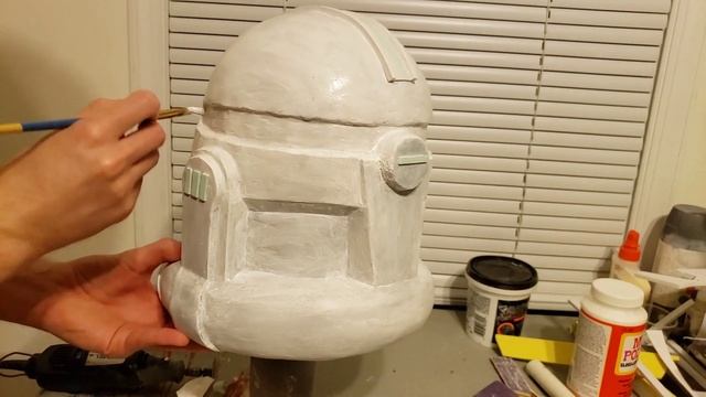 How To Make A Clone Helmet [ PART 4 ] (Painting And Details)