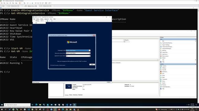 Создание виртуальной машины Windows Server 2022 в Hyper-V с помощью PowerShell смотреть онлайн