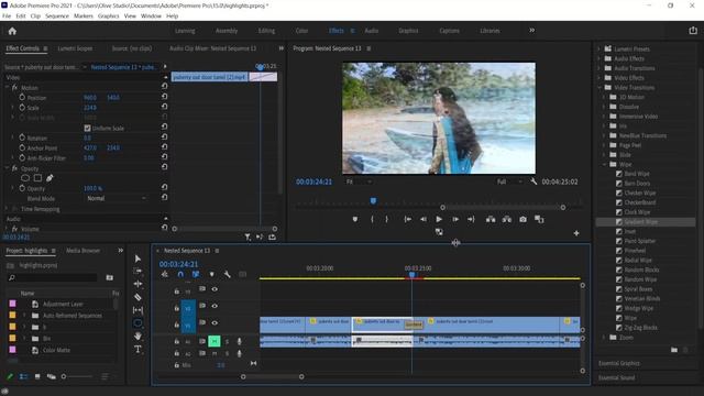 Gradient Wipe Adobe Premiere Pro CC Tamil | GunamLinin смотреть онлайн