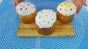 Пасхальные куличи влажный и слоистый. Тесто идеальное, мягкие куличи даже на черствеют