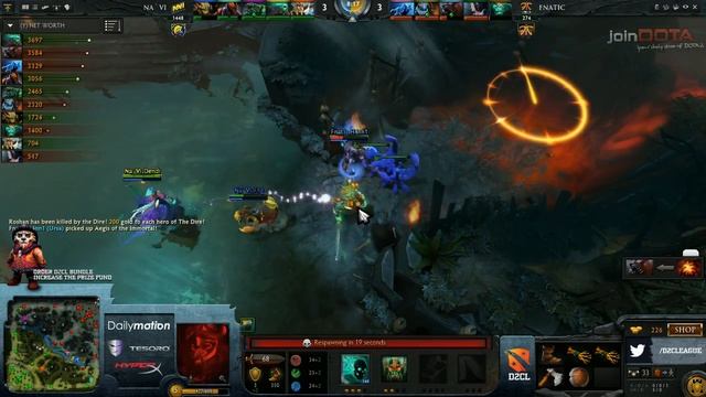 Na'Vi vs Fnatic Game 1 Dota 2 Champions League EU Playoffs @TobiWanDOTA & Clairvoyance смотреть онлайн