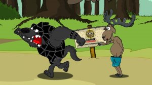 Анекдот про зверей. Как у Лося Гон начался. Мультанекдот