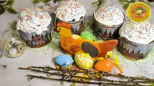 Пасхальный кулич с изюмом и апельсином. Выпечка к Светлому празднику!