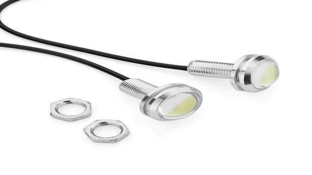 Zeltauto Universal High Power White 9w LED Eagle Eye Bumper DRL Fog Light M смотреть онлайн