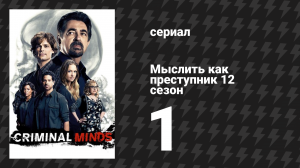 Мыслить как преступник 12 сезон 1 серия «Алый король» (сериал, 2005-2020)