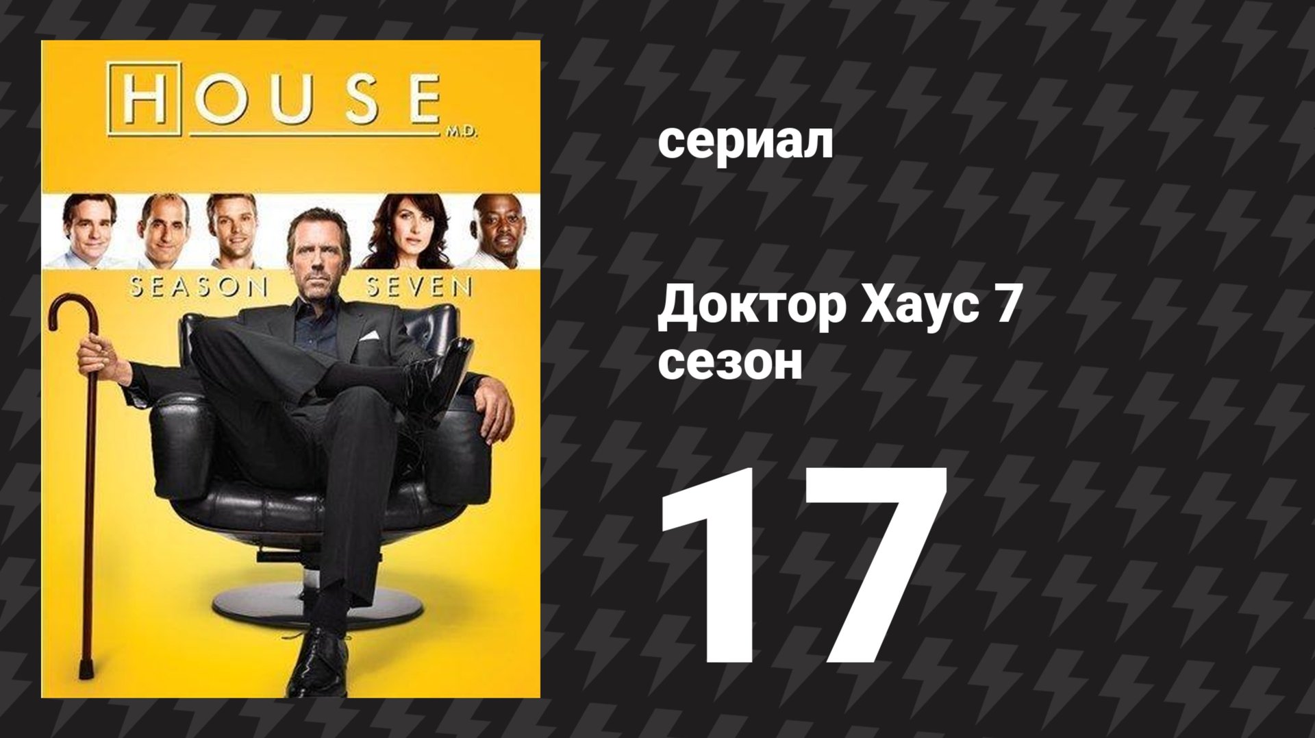 Доктор Хаус 7 сезон 17 серия «Грехопадение» (сериал, 2010)