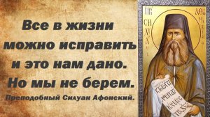 Мир изменился бы за один час.  Преподобный Силуан Афонский.