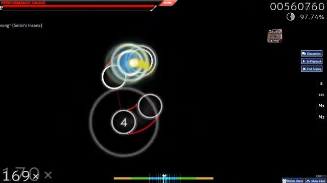 Yun*Chi - Your Song* Selisi's Insane DT [Osu!] смотреть онлайн