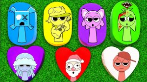 Кубики-Спрунки | УГАДАЙТЕ, какой персонаж-Спрунки выйдет из кубиков. Этап 4 Орен х Пинкки