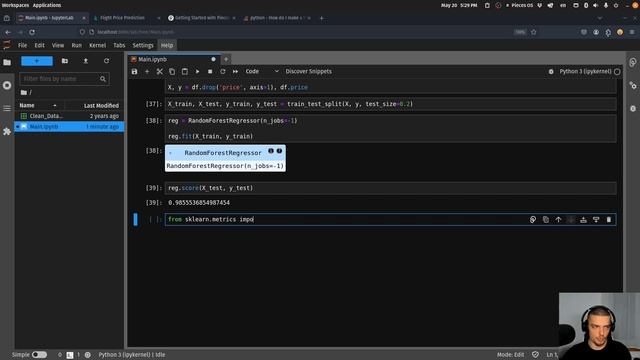 Flight Price Prediction in Python - Full Machine Learning Project смотреть онлайн
