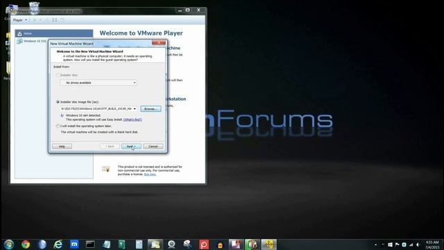 Install Windows 10 in VMWare смотреть онлайн