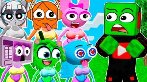 1000 ДЕВУШЕК СПРУНКИ ВЛЮБИЛИСЬ В МЕНЯ В МАЙНКРАФТ СПРАНКИ SPRUNKI