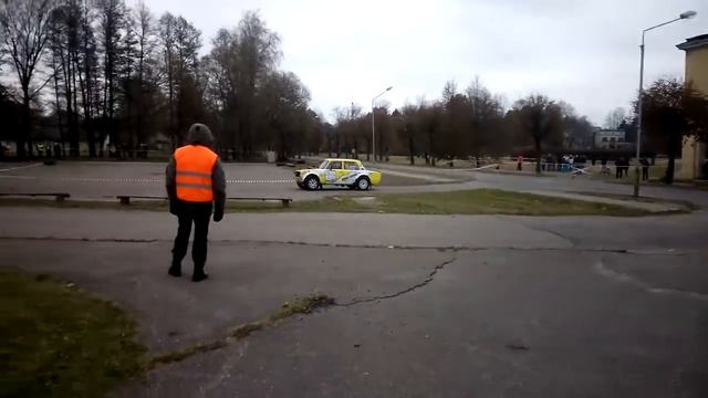 Жигуль валит боком, Ралли, Кемери 22.10.16 смотреть онлайн