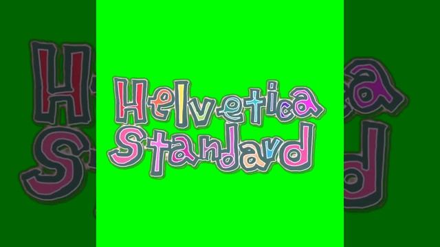 Helvetica Standard Green Screen (chroma key) смотреть онлайн