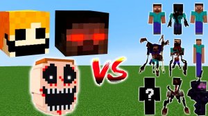 СТИВ СТАЛ СУПЕР МОБОМ Какой  самый сильный против всех боссов Майнкрафта?