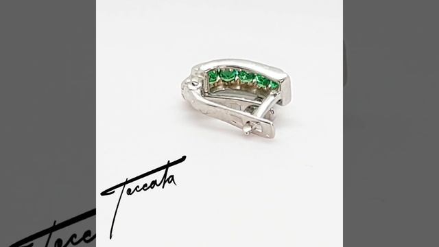 Серьги "Изумрудка" Toccata jewelry СГ411-1002-340 смотреть онлайн