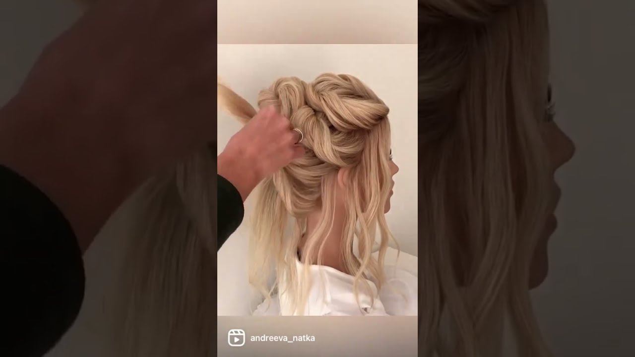 Лёгкий Пучок | Быстрая Прическа на Каждый День смотреть онлайн