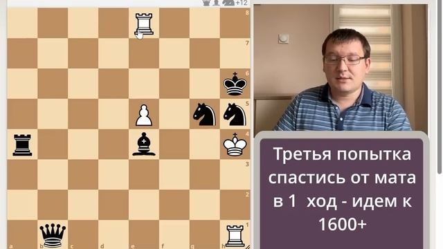 Если сможете спастись от мата в 1 ход, то у вас рейтинг 2000+