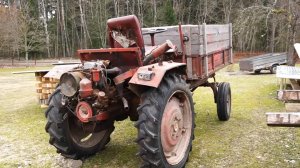 Нашли трактор, который стоял 40 лет! Заведется ли?!