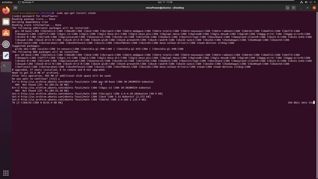 How To Install Steam on Ubuntu 20.04 смотреть онлайн
