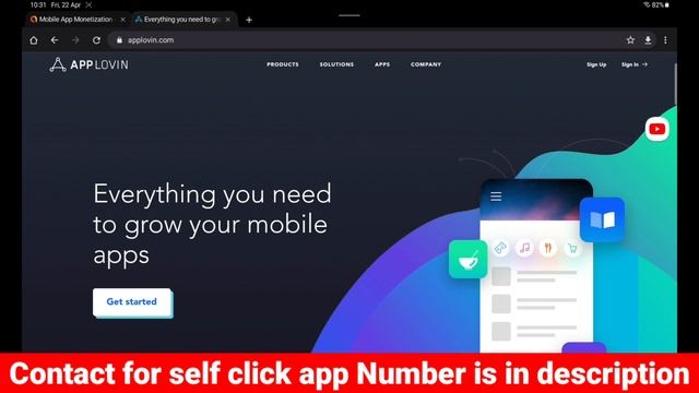 Google Admob vs Applovin self click | Google Admob self click trick 2022 | Applovin self earning смотреть онлайн