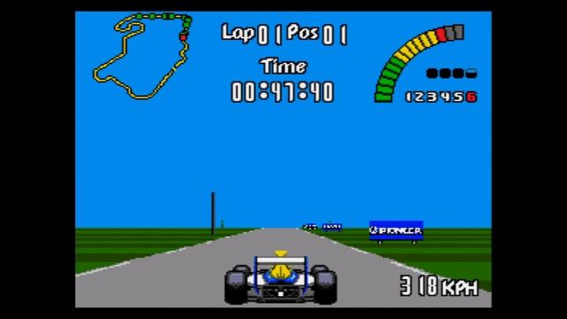 Nigel Mansell's World Championship Racing (1992) [Sega Mega Drive]
